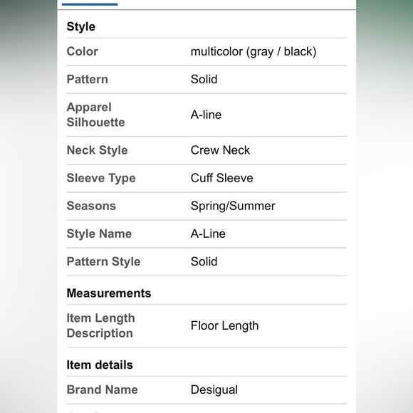 DESIGUAL NWT MIDI dress with floral print size XS. - Picture 15 of 16